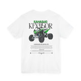 Kawasaki KFX450R Inspired ATV Racing Unisex Heavy Cotton T Shirt Off Road Quad Bike Power Design Streetwear Motorsport Graphic Tee