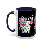 Eyes On Me Boys Medusa Accent Coffee Mug 11oz 15oz Mythological Streetwear Bold Empowerment Design Perfect Gift for Coffee Lovers Friends Birthdays Daily Motivation