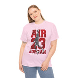 Air Jordan Sky Legend Unisex Heavy Cotton Tee Bold Athletic Streetwear Design Inspirational Basketball Dunk Artwork Motivational Sports Graphic Tee For Dreamers And Hustlers