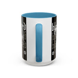 Blessed Angel Statue Graphic Accent Coffee Mug 11oz 15oz Gothic Streetwear Aesthetic Spiritual Artistic Ceramic Drinkware