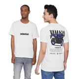 R3 Inspired Sport Motorcycle Art Unisex Heavy Cotton Tee Dynamic Streetwear Graphic for Riders and Moto Enthusiasts