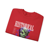 Historical Statue Graphic Premium Unisex Heavy Blend Crewneck Sweatshirt Vintage Aesthetic Streetwear Pullover