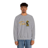 TopG Unisex Heavy Blend Crewneck Sweatshirt Premium Motivational Graphic Streetwear Tate Knight Design Hustle Mindset Apparel