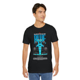 Blue Formula Race Car Graphic Unisex Heavy Cotton Tee High Speed Streetwear for Motorsport Fans and Racing Lifestyle Enthusiasts