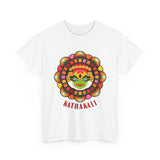 Unisex Kathakali T Shirt Kerala Traditional Dance Art Graphic Tee Indian Culture Festival Onam Heritage Malayalam Performance Heavy Cotton Top
