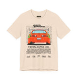 Legendary Orange Street Machine Rear View Unisex Heavy Cotton Tee Powerful JDM Inspired Car Art Graphic Shirt for Collectors and Gearheads