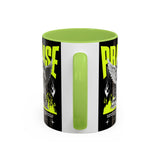 Praise Angel Statue Graphic Ceramic Mug Gothic Spiritual Coffee Tea Cup Bold Streetwear Design