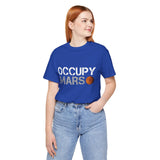 Mars Exploration Unisex Heavy Cotton Tee Bold Space Graphic Shirt Futuristic Sci Fi Adventure Design Inspiring Gift for Space Lovers and Dreamers