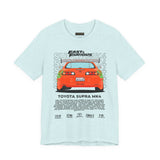 Legendary Orange Street Machine Rear View Unisex Heavy Cotton Tee Powerful JDM Inspired Car Art Graphic Shirt for Collectors and Gearheads
