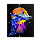 Ballena Cosmic Whale Art Matte Vertical Poster Vibrant Geometric Ocean Design Premium Wall Art Print for Home Office Studio Inspiring Marine Life Artwork Perfect Gift for Dreamers Nature Lovers and Creative Thinkers