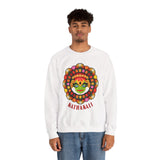 Kathakali Crewneck Unisex Sweatshirt Heavy Blend Pullover Kerala Traditional Dance Art Graphic Indian Culture Onam Festival Malayalam Heritage Design