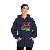 Unisex Ho’oponopono Hoodie Heavy Blend Pullover Sweatshirt Healing Affirmation Spiritual Gratitude Mindfulness Positive Energy Streetwear