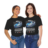 Nissan Skyline GT R R34 Inspired Illustrated JDM Racing Car Graphic T Shirt Iconic Japanese Performance Street Racing Culture Automotive Streetwear Gift For Car Enthusiasts