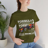 High Performance Single Seater Racing Car Graphic Unisex Heavy Cotton Tee Premium Motorsport Streetwear For Speed Lovers And Daily Casual Wear