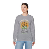 Golden Dreams Silver Reality Money Graphic Unisex Heavy Blend Crewneck Sweatshirt Hustler Motivational Dollar Cash Streetwear