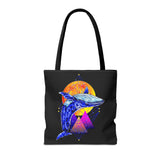 Ballena Cosmic Whale Art Eco Tote Bag Vibrant Geometric Ocean Design Durable Canvas Reusable Shopping Bag Premium Artistic Streetwear Accessory Perfect Gift for Nature Lovers Dreamers and Creative Thinkers