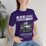 Dual Turbo Street Machine Graphic Unisex Heavy Cotton Tee High Performance Racing Car Split Design Shirt for Speed Lovers