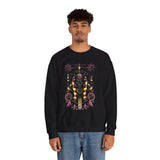 Anubis Balance God Unisex Heavy Blend Sweatshirt Egyptian Mythology Streetwear Graphic Pullover Cosmic Balance Design For Men And Women Perfect For Winter Fashion Festivals And Spiritual Lifestyle