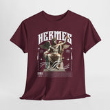 Hermes Greek Mythology Unisex Heavy Cotton Tee Ancient God of Communication and Travel Streetwear Graphic T Shirt