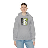 Unisex Not Alone Alien Hoodie UFO Graphic Pullover Sweatshirt Cartoon Extraterrestrial Sci Fi Space Themed Conspiracy Inspired Paranormal Streetwear