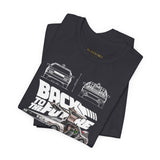 Futuristic Retro Sci Fi Time Travel Car Blueprint Art Unisex Heavy Cotton Tee Premium Streetwear For Vintage Car Lovers Collectors And Enthusiasts