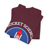 Rocket Science Rocks Unisex Heavy Cotton Tee Space Exploration T Shirt Astronomy STEM Education Science Lover Gift Astronaut Geek Nerd Graphic Top