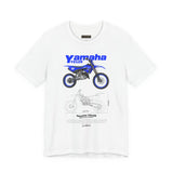 Yamaha YZ125 Inspired Motocross Blueprint Unisex Heavy Cotton Tee Dirt Bike Racing Graphic Shirt Streetwear Gift For Riders