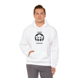 I Want To Believe Alien Unisex Heavy Blend™ Hooded Sweatshirt UFO Graphic Pullover Sweatshirt Extraterrestrial Space Themed Sci Fi Conspiracy Inspired Paranormal Streetwear