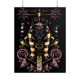 Anubis Balance God Matte Vertical Poster Egyptian Mythology Wall Art Cosmic Balance Decor For Home Office Gym Tattoo Studio Spiritual Aesthetic And Modern Streetwear Art Lovers