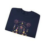 Anubis Balance God Unisex Heavy Blend Sweatshirt Egyptian Mythology Streetwear Graphic Pullover Cosmic Balance Design For Men And Women Perfect For Winter Fashion Festivals And Spiritual Lifestyle