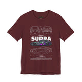 Graffiti Street Art A90 Tuner Car Graphic Unisex Heavy Cotton Tee for Drift Fans Performance Lovers and Urban Streetwear Style