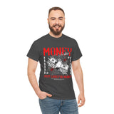 Money Motivation Hustler Mindset Graphic Print Unisex Heavy Cotton Tee Streetwear Power T Shirt