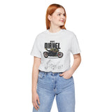 Ducati Inspired Power Cruiser Motorcycle Graphic Unisex Heavy Cotton Tee Premium Streetwear T Shirt for Riders Bikers Enthusiasts and Everyday Wear