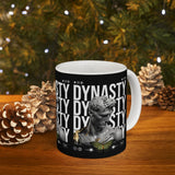 Dynasty Statue Graphic Ceramic Mug Greek Sculpture Butterfly Art Inspired Streetwear Aesthetic Coffee Tea Cup