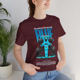 Blue Formula Race Car Graphic Unisex Heavy Cotton Tee High Speed Streetwear for Motorsport Fans and Racing Lifestyle Enthusiasts