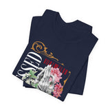 Blessed Praying Hands Floral Christian Graphic Unisex Jersey Short Sleeve Tee Faith Inspired Religious Streetwear Bold Motivational T Shirt