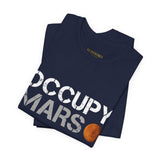 Mars Exploration Unisex Heavy Cotton Tee Bold Space Graphic Shirt Futuristic Sci Fi Adventure Design Inspiring Gift for Space Lovers and Dreamers