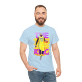 The Court Monarch Unisex Heavy Cotton Tee Basketball Power Graphic Shirt Streetwear for Athletes Hustlers and Motivational Sports Lovers