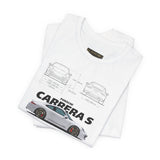 European Performance Sports Car Inspired Graphic T Shirt Classic Rear Engine Coupe Style Automotive Art Racing Streetwear Unisex Tee High Speed Luxury Car Culture Design Shirt for Auto Enthusiasts