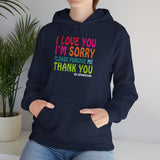 Ho’oponopono Hoodie Heavy Blend Pullover Unisex Sweatshirt Healing Affirmation Spiritual Gratitude Mindfulness Positive Energy Streetwear