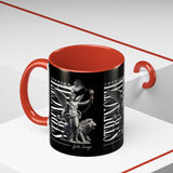 Inspire Strength Ignite Courage Ceramic Mug Motivational Coffee Cup Bold Graphic Durable Everyday Drinkware