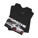 High-Performance Track Machine Blueprint Design Unisex Heavy Cotton Tee Powerful Street Racing Inspired Graphic Shirt