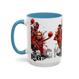 Legends On Court Ceramic Mug Basketball Gift For Sports Fans Gym Lovers Urban Lifestyle Drinkware Bold Streetwear Design Perfect For Coffee Tea And Everyday Motivation