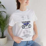 YZ250 Inspired Motocross Blueprint Unisex Heavy Cotton Tee Racing Dirt Bike Graphic Streetwear Gift