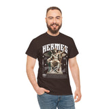 Hermes Greek Mythology Unisex Heavy Cotton Tee Ancient God of Communication and Travel Streetwear Graphic T Shirt