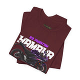 Yamaha R3 Phantom Inspired Sportbike Motorcycle Graphic Unisex Heavy Cotton Tee Premium Streetwear T Shirt for Riders Racers Enthusiasts Everyday Wear