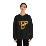 TopG Graphic Unisex Heavy Blend Crewneck Sweatshirt Motivational Hustler Streetwear Fitness Entrepreneur Alpha Mindset Pullover