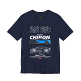 Bugatti Chiron Hypercar Side Profile Graphic T Shirt Luxury Supercar Automotive Streetwear Unisex Heavy Cotton Tee High Performance Motorsport Lifestyle Gift For Car Lovers Exotic Car Fans