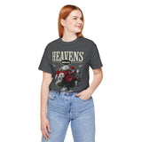Heavens Hallucinations Unisex Jersey Short Sleeve Tee Comfortable Modern Streetwear Bold Artistic Floral Graphic Design Perfect Gift for Friends Birthdays Casual Wear