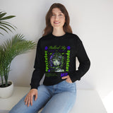 Stalked By Spectator Cyberpunk Anime Glitch Unisex Heavy Blend Crewneck Sweatshirt Japanese Streetwear Pullover